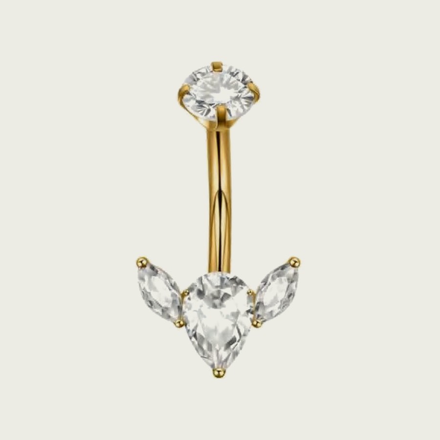 Bijou de nombril NV085 — Titane ASTM F-136