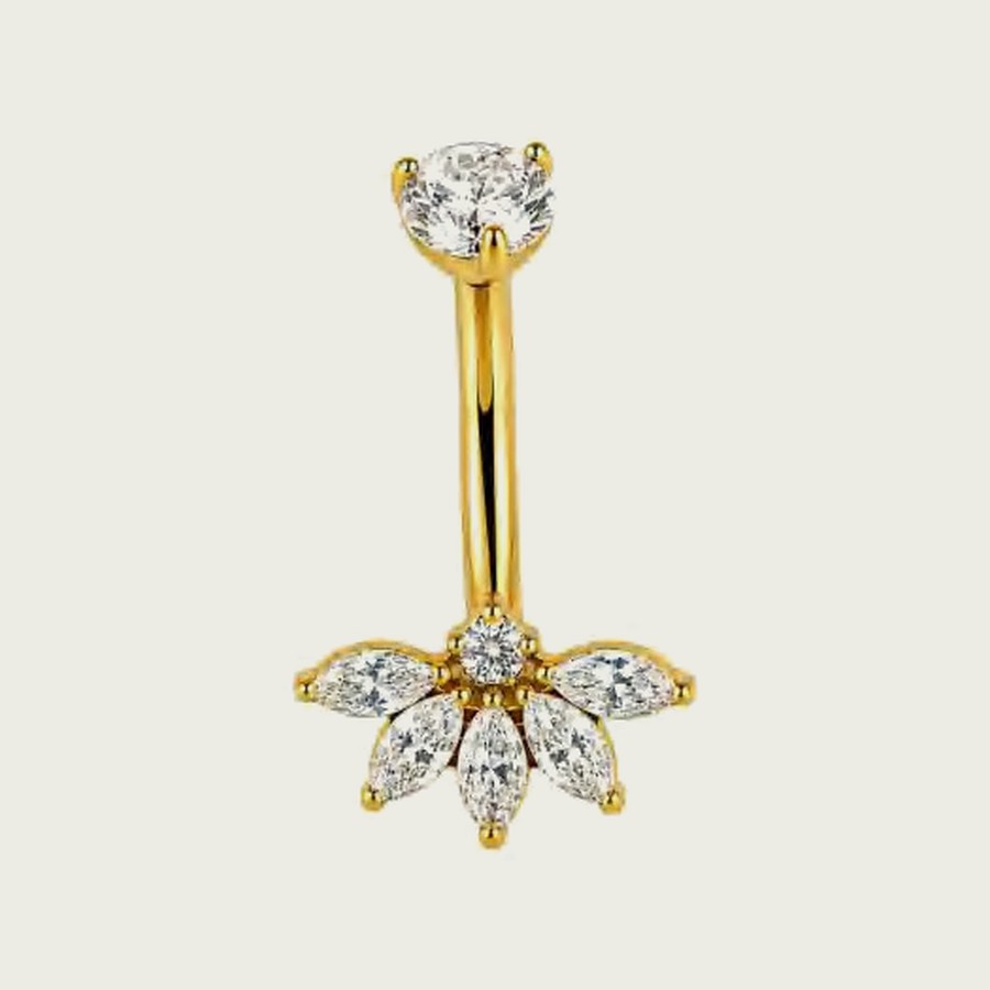 Bijou de nombril NV137 — Titane ASTM F-136