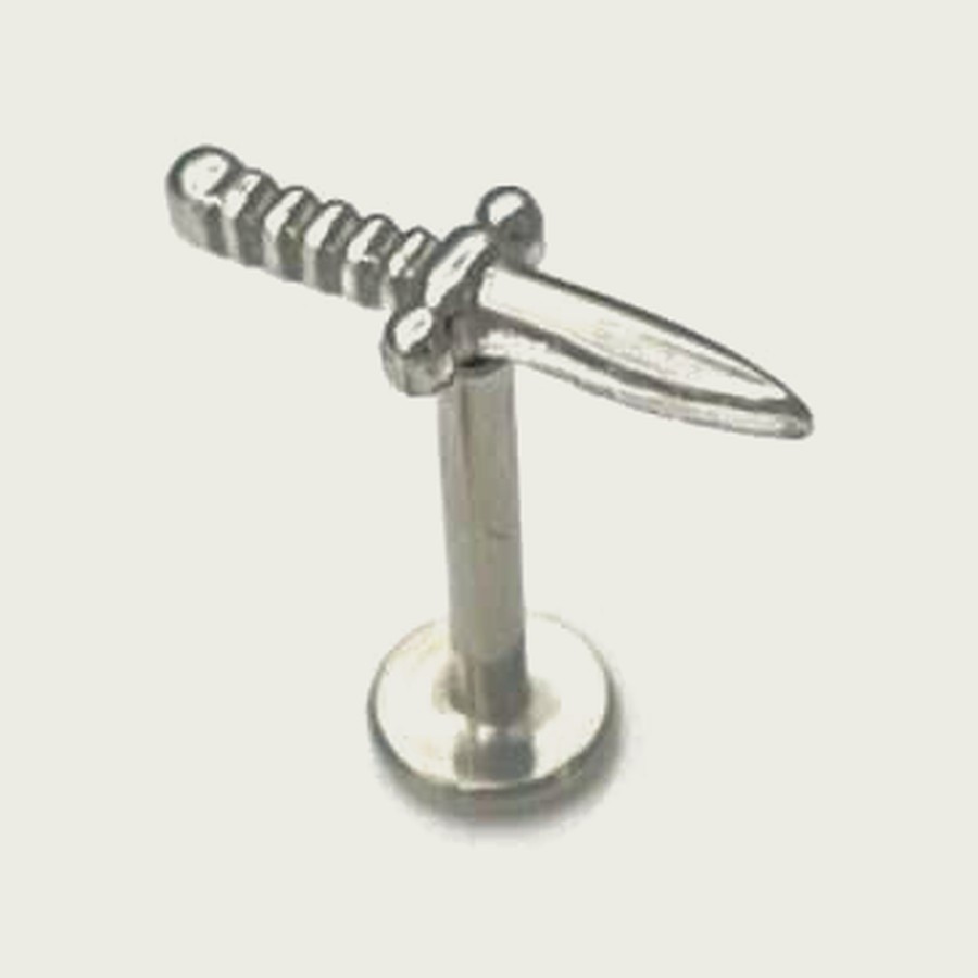 Labret ST066 — Titane ASTM F-136