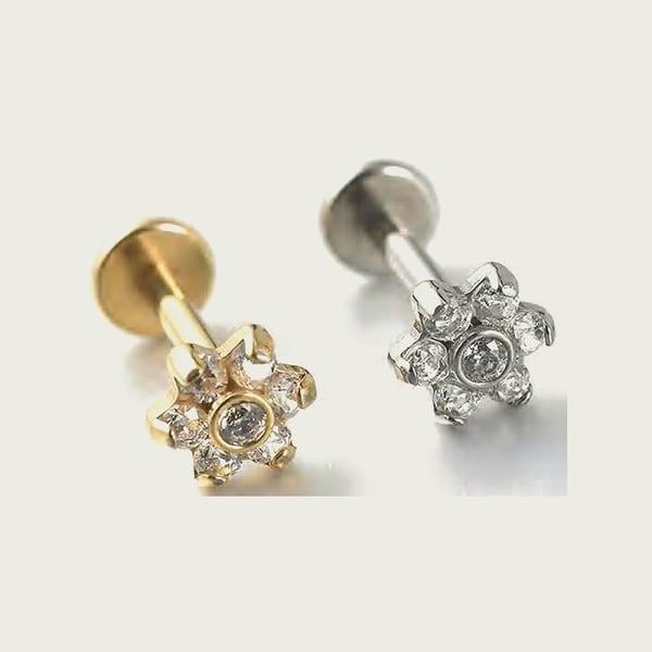Labret ST060 — Titane ASTM F-136