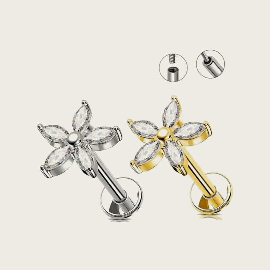 Labret ST116 — Titane ASTM F-136