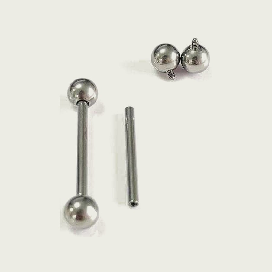 Barbell BB001 — Titane ASTM F-136