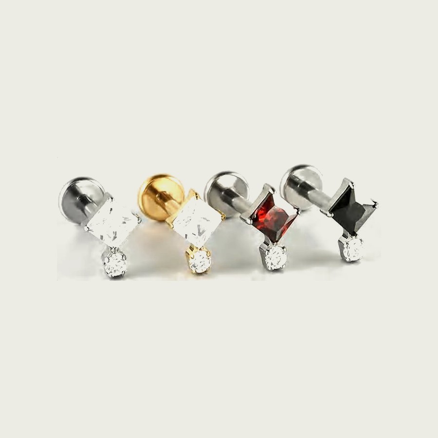 Labret ST422 — Titane ASTM F-136