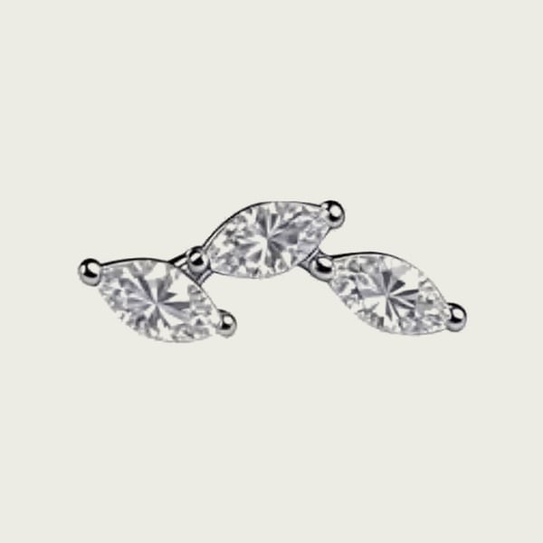 Labret ST597 — Titane ASTM F-136